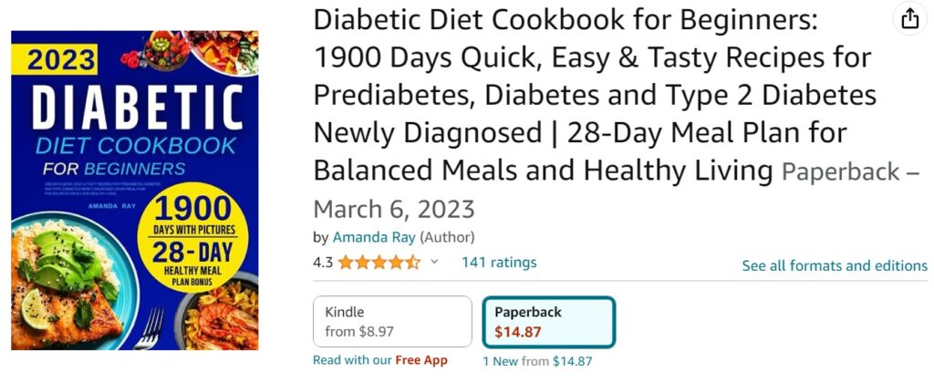 Diabetic Diet cookbook price